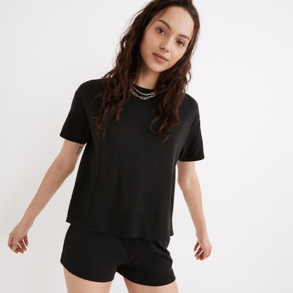 MWL Breeze Crewneck Boxy Tee Black